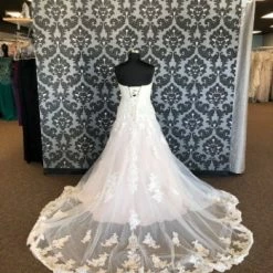 Something Blue WEDDING DRESSES Essense Of Australia D2735 Women's Wedding Dress Lace/Tulle 11 Something Blue WEDDING DRESSES Essense Of Australia D2735 Women's Wedding Dress Lace/Tulle