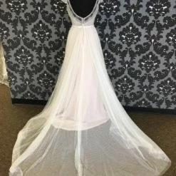 Something Blue Wedding Stella York 7145 Women's Wedding Dress Tulle Blush Size 12 WEDDING DRESSES