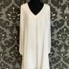 Something Blue White House Black Market Women's Formal Chiffon Ivory Size 4
