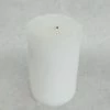 Something Blue As Is Pillar Size 4" Wax White CANDLES DECOR