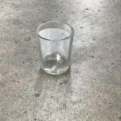 Something Blue Wedding DECOR Votive Glass Clear Size 2" CANDLES