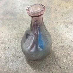 Something Blue Wedding DECOR Vase Mercury Glass Silver/Purple Size 5.75" Bud VASES