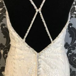 Something Blue Jasmine Size 14 Ivory Tulle And Sequin Sleeveless V-neck Mermaid WEDDING DRESSES 9 Something Blue Jasmine Size 14 Ivory Tulle And Sequin Sleeveless V-neck Mermaid WEDDING DRESSES