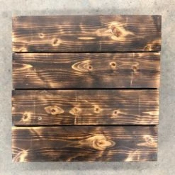 Something Blue DECOR Wood Cake Accessories Dark Stain Size 14"x14" Cake Stand CAKE ACCESSORIES