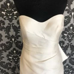 Something Blue Martina Liana MARIANNA 1007 Women's Wedding Dress Crepe Ivory Size 12 WEDDING DRESSES