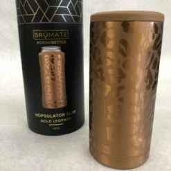 Something Blue Brumate Slim Metal Gold Leapord