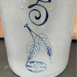 Something Blue Pick Up Only Red Wing Union Stoneware Co. Collectible Ceramic DECOR