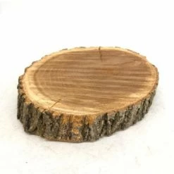 Something Blue Wood Cookie Wood Brown Size Approx. 8" WOOD DECOR