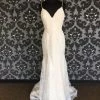 Something Blue Mori Lee 7331 Women's Wedding Dress Lace Ivory/Champagne Size 10 WEDDING DRESSES
