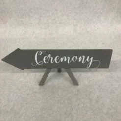 Something Blue DECOR Sign Wood Gray/White Size 5.5" X 12" SIGNS