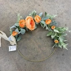 Something Blue Wedding The Bakerage Georgia Floral Wreath Home Decor THE PARLOUR