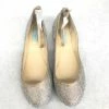 Something Blue Betsey Johnson SB-Joy Champagne Size 8 Flat Ankle Strap NEW ARRIVALS