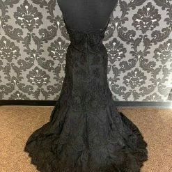 Something Blue Montage 212978 Formal Lace/Beading Black Size 12 FORMAL DRESSES FORMAL/MOTHER'S DRESSES