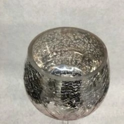 Something Blue DECOR Goblet Mercury Glass Rose Gold Size Medium CANDLES