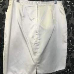 Something Blue Size 14 Ivory Allure Bridal Satin Pencil Skirt WEDDING DRESSES