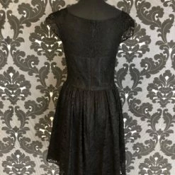 Something Blue B2 Jasmine B163023 Women's Formal Lace Black Size 12 Cocktail FORMAL/MOTHER'S DRESSES