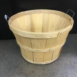 Something Blue Wedding DECOR Apple Basket W/ Side Handles