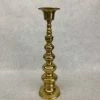 Something Blue Taper Candle Holder Size 11.75" Metal Gold CANDLES