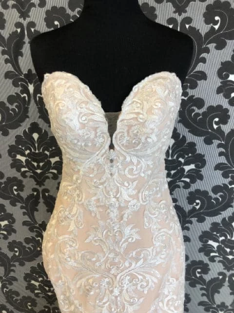 Something Blue Essense Of Australia D2424CR Wedding Dress Lace Ivory/Champagne WEDDING DRESSES 4 Something Blue Essense Of Australia D2424CR Wedding Dress Lace Ivory/Champagne WEDDING DRESSES