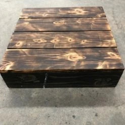 Something Blue DECOR Wood Cake Accessories Dark Stain Size 14