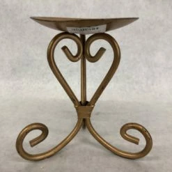 Something Blue Pillar Candle Holder Size 5.25