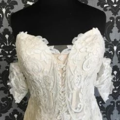 Something Blue Wedding WEDDING DRESSES AF Couture 7321 Women Wedding Dress Tulle/Lace Ivory/Champagne