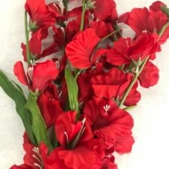 Something Blue Gladiolus Floral Red Size 2ct FLORAL DECOR