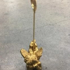 Something Blue Wedding 13ct Gold Metal Cherub Place Card Holders