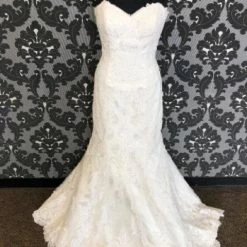 Something Blue WEDDING DRESSES Stella York SABLE 5840 Women's Wedding Dress Lace Ivory Size 14