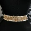Something Blue BELTS Women's Belt Rhinestone Gold