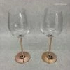 Something Blue DECOR Artland Glassware Glass Rose Gold Size 2pc Toasting Glasses GLASSWARE