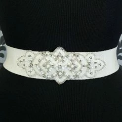 Ivory LaSposa Beaded Belt