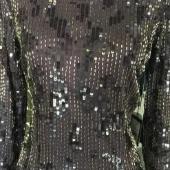 Size 6 Purple Eggplant Adrianna Papell Cocktail Sequin FORMAL/MOTHER'S DRESSES