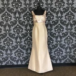 Size 8 Gold Adrianna Papell W/ Jacket FORMAL/MOTHER'S DRESSES