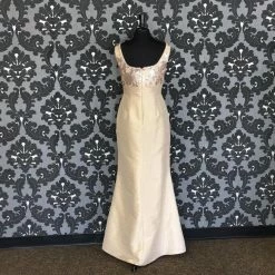 Size 8 Gold Adrianna Papell W/ Jacket FORMAL/MOTHER'S DRESSES