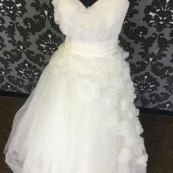 Ivory Size 8 Justin Alexander WEDDING DRESSES