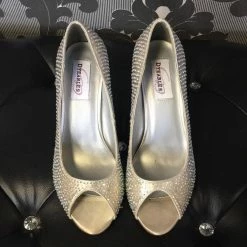 Size 8 Champagne Champ Dyeables Satin NEW ARRIVALS