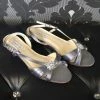NEW ARRIVALS Gray Size 9 Touch Ups Satin Kitten Heel