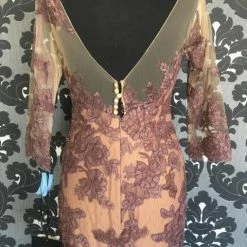 Size 10 Auber Pronovias Floor Lace Long Sleeve FORMAL/MOTHER'S DRESSES