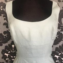 FORMAL/MOTHER'S DRESSES Size 10 Cascade Lugo 338 Knee Linen Sleeveless