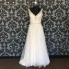 WEDDING DRESSES Size 10 Ivory Blush Allure Lace A-line