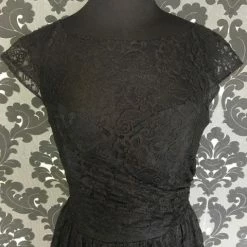 Size 12 Black B2 Jasmine B163023 Cocktail Lace Cap Sleeve
