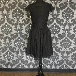 Size 12 Black B2 Jasmine B163023 Cocktail Lace Cap Sleeve