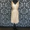 FORMAL/MOTHER'S DRESSES Size 12 Gold Sorella Vita 8685 Cocktail Sequin Sleeveless