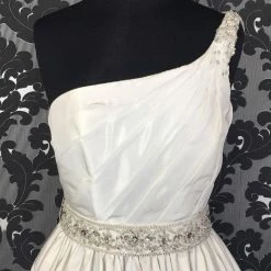 Size 12 Ivory Mori Lee Taffeta A-line WEDDING DRESSES