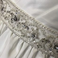 Size 12 Ivory Mori Lee Taffeta A-line WEDDING DRESSES