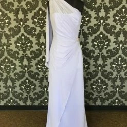 Size 12 Lilac Sophia Tolli BY11428 Floor Chiffon One Shoulder FORMAL/MOTHER'S DRESSES