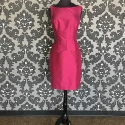 FORMAL/MOTHER'S DRESSES Size 12 Sangria Lugo 255 Cocktail Silk Sleeveless