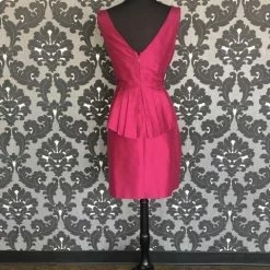 FORMAL/MOTHER'S DRESSES Size 12 Sangria Lugo 255 Cocktail Silk Sleeveless