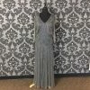 Shopsomethingblue Size 14 Grey Floor Beaded W/ Jacket FORMAL DRESSES FORMAL/MOTHER'S DRESSES